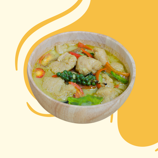 Chicken Cube and Vegetable Thai Green Curry