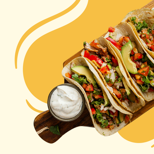  Seasoned Flour Fried Chicken Tacos with Avocado Salsa