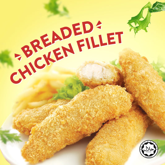 BREADED CHICKEN FILLET 500G