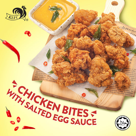 CHICKEN BITES WITH SALTED EGG SAUCE 500G