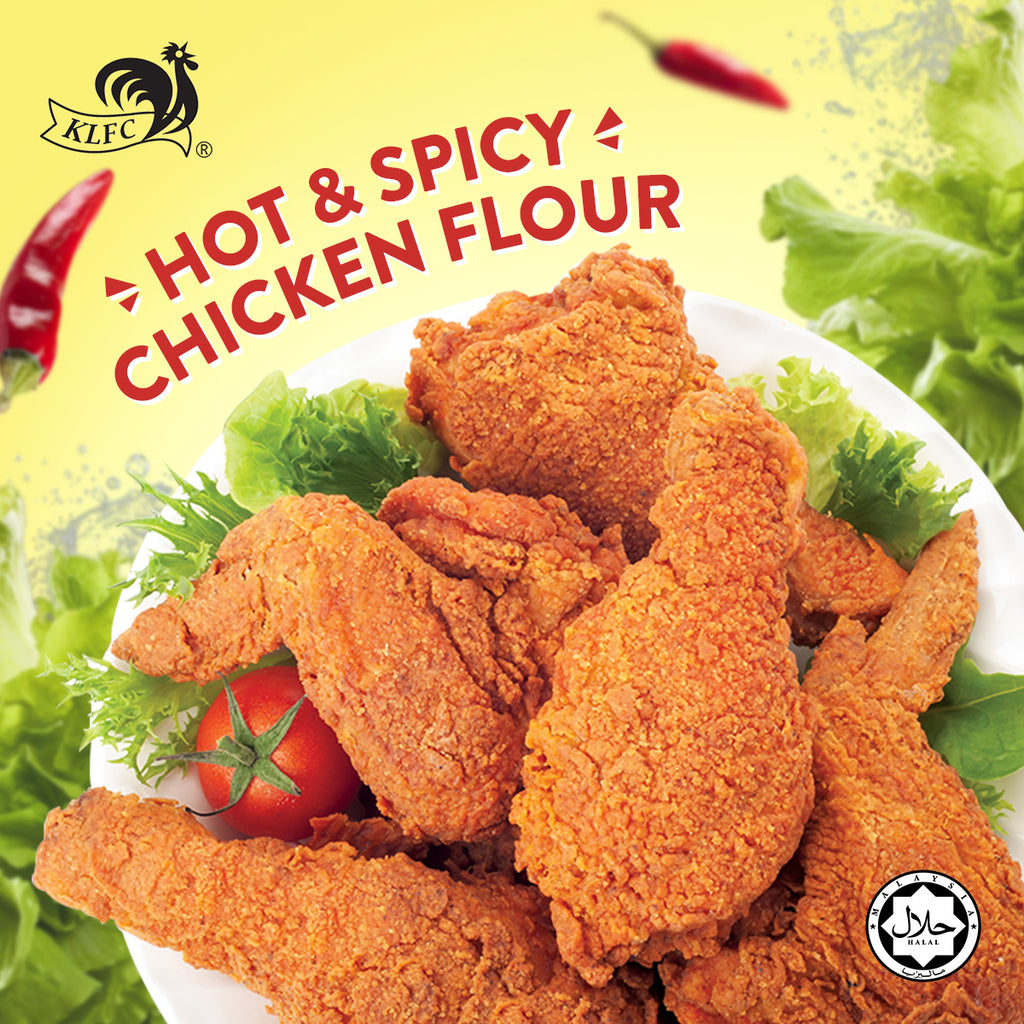 Hot And Spicy Fried Chicken Seasoning Flour 500g Klfc