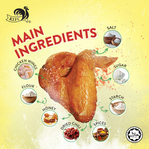 FULLY COOKED ROASTED CHICKEN WINGS 500G