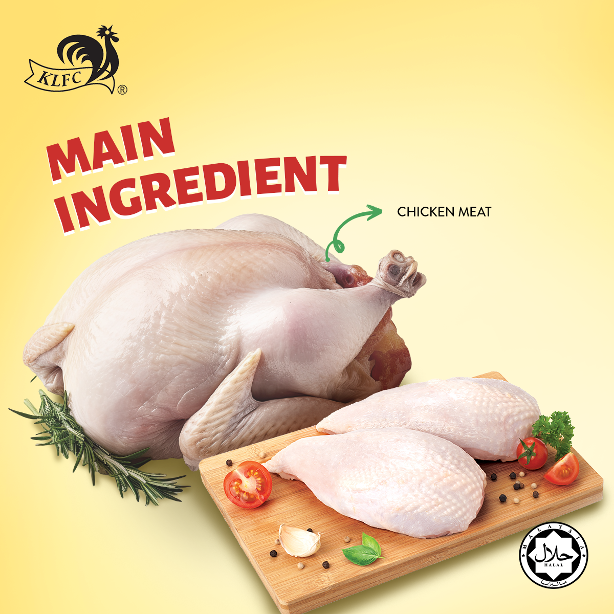 CHICKEN BONELESS BREAST 400G