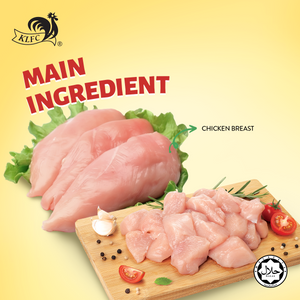 CHICKEN BONELESS BREAST CUBE 400G