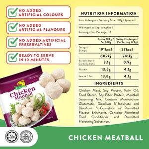 CHICKEN MEATBALL 500G