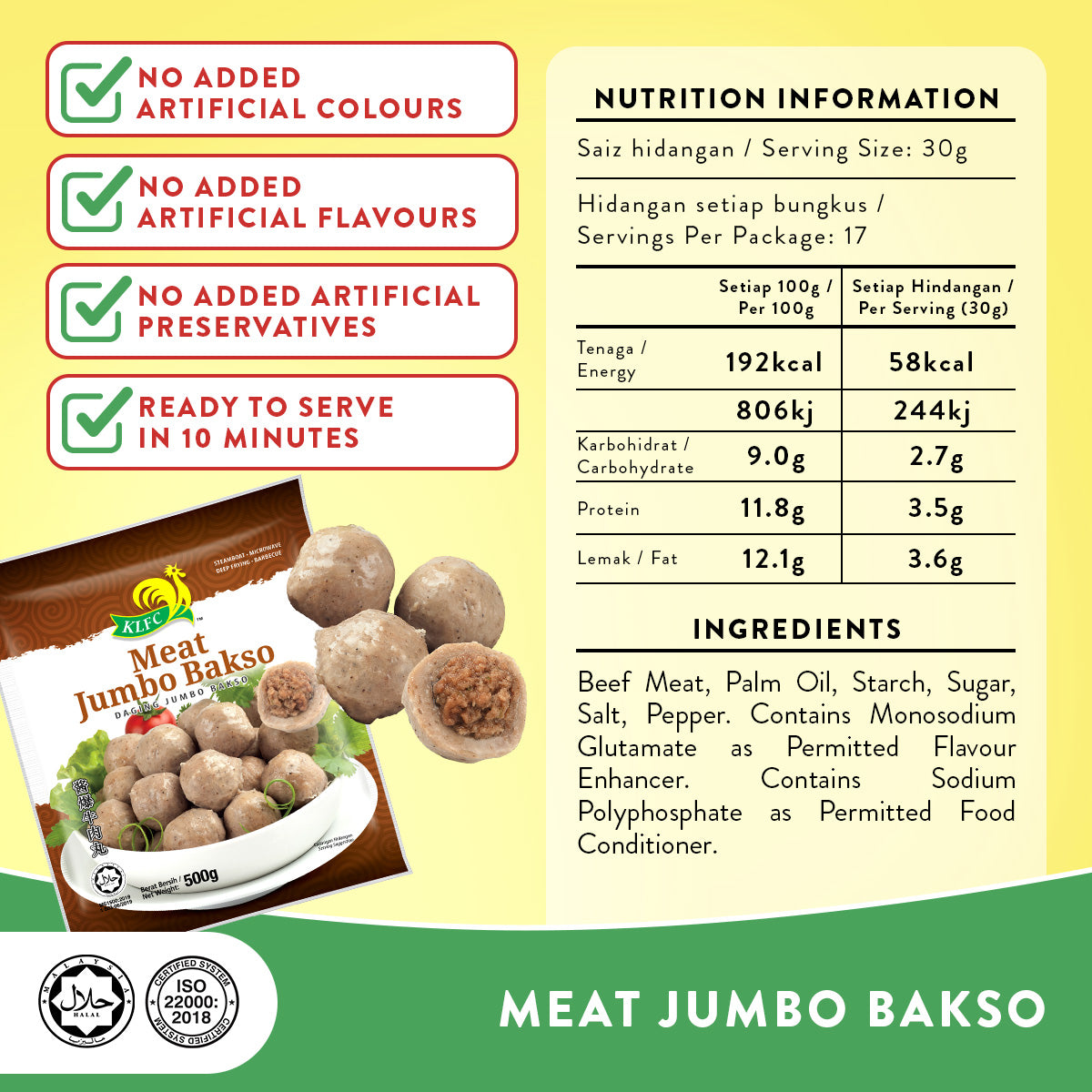 MEAT JUMBO BAKSO 500G