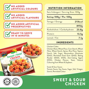 SWEET & SOUR CHICKEN 500G