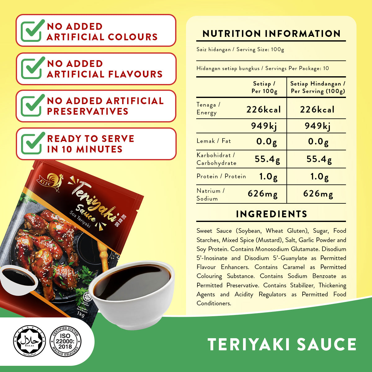 TERIYAKI SAUCE 1KG