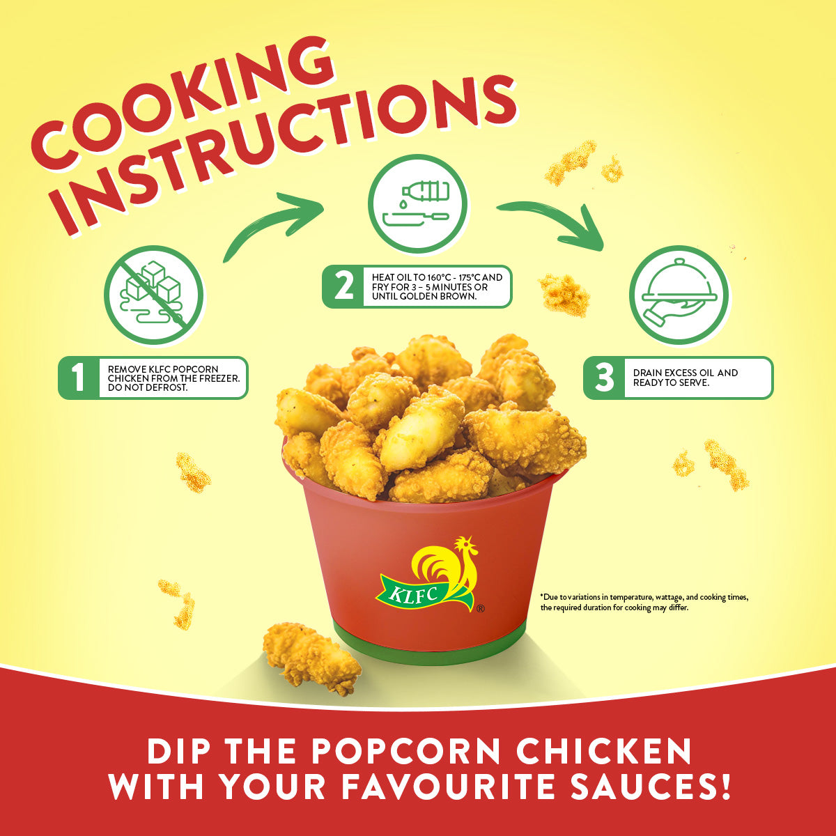 CRISPY POPCORN CHICKEN 800G / 400G