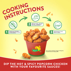 CRUNCHY POPCORN CHICKEN HOT N SPICY 800G BUNDLE SET