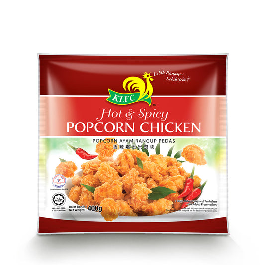 HOT & SPICY CRISPY POPCORN CHICKEN 800G / 400G