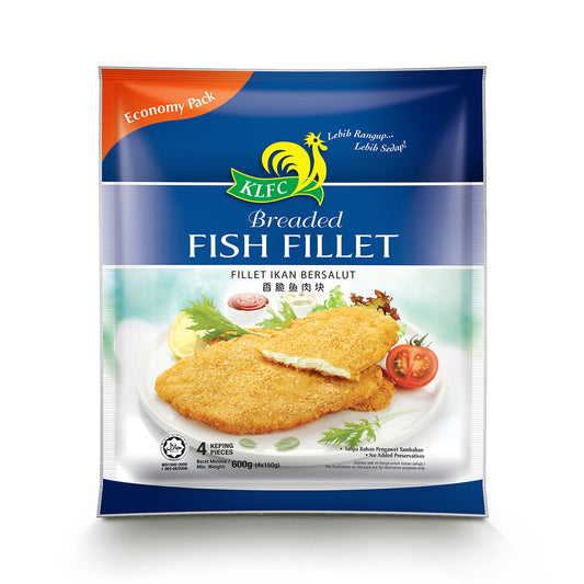 BREADED FISH FILLET 600G