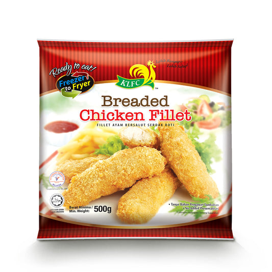 BREADED CHICKEN FILLET 500G