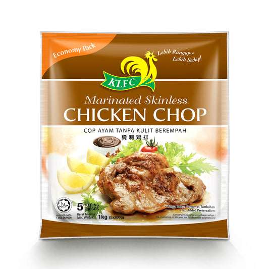 MARINATED SKINLESS CHICKEN CHOP 1KG