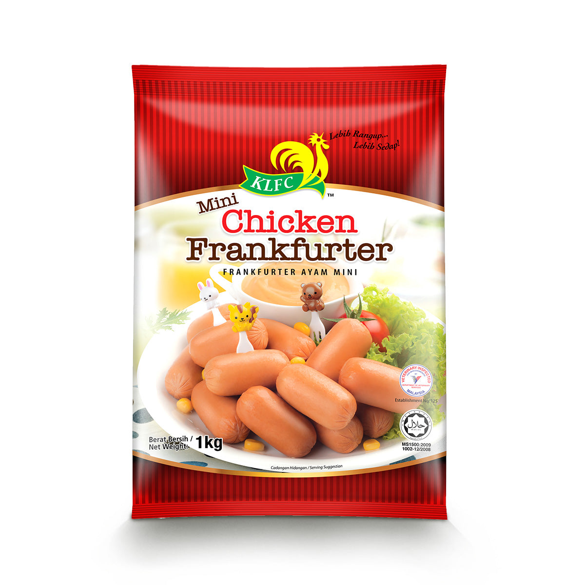 MINI CHICKEN FRANKFURTER 1KG