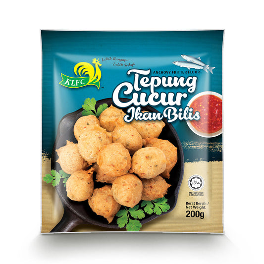 ANCHOVY FRITTER FLOUR (TEPUNG CUCUR IKAN BILIS) 200G