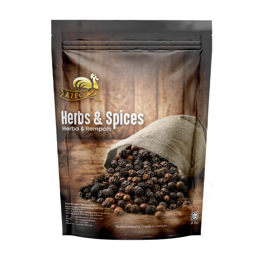 KLFC Black Pepper Seed / Coarse / Powder & White Pepper Powder 250G