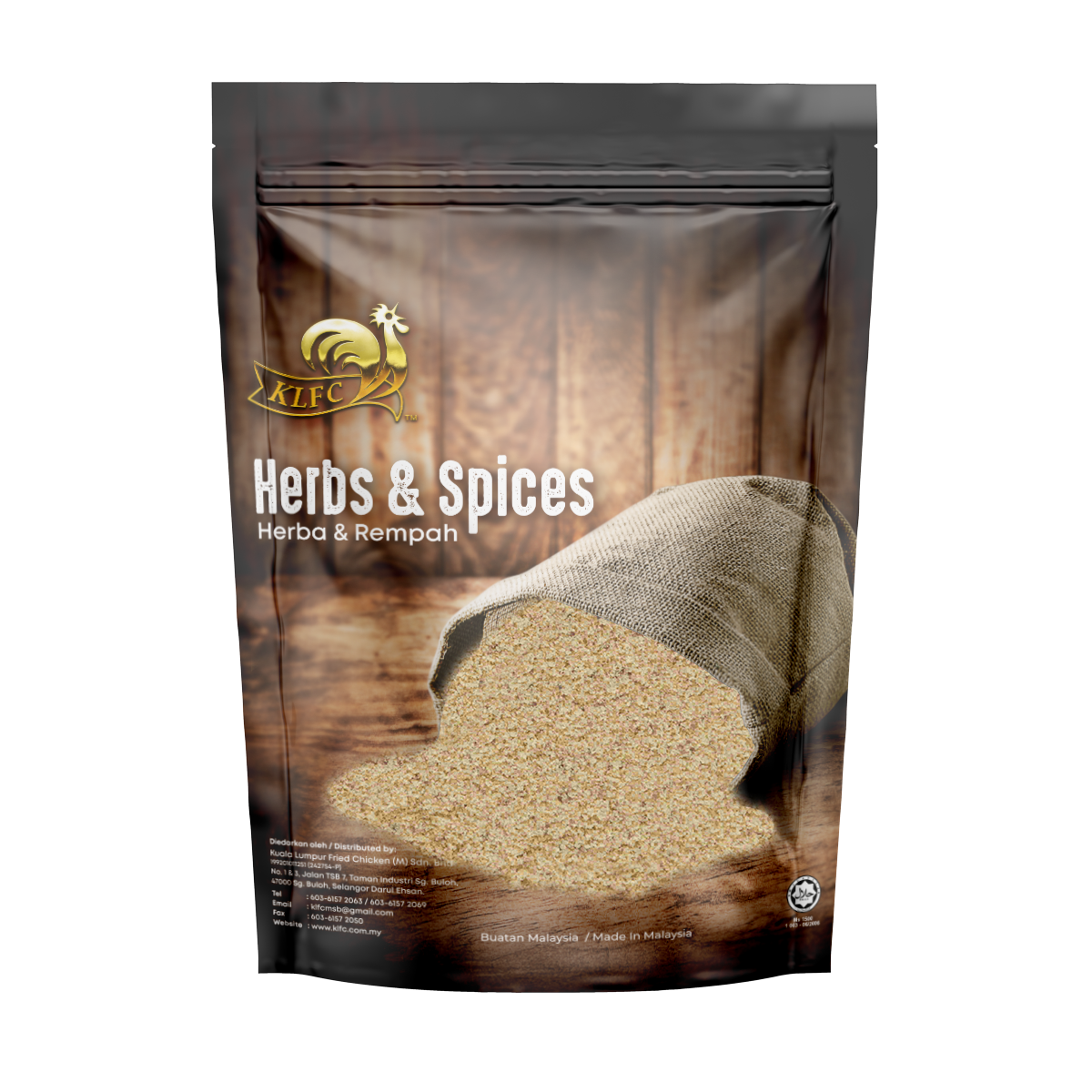 KLFC Black Pepper Seed / Coarse / Powder & White Pepper Powder 250G